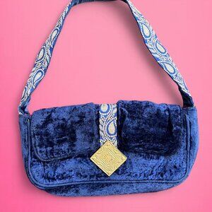 World Market velvet boho purse shoulder bag